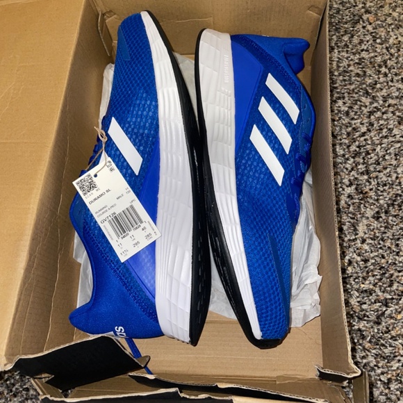 Adidas Duramo SL Blue Running Sneakers Athletic Size Mens 11.5 - Picture 9 of 9